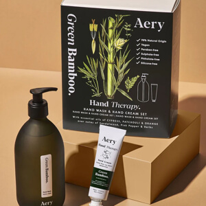 Aery Living Green Bamboo Hand Therapy Set